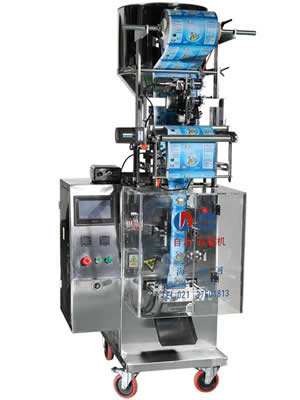 Máquina formadora, llenadora y selladora automática de paquetes de productos granulados