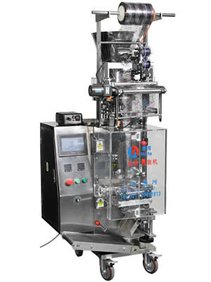 Máquina formadora, llenadora y selladora automática de paquetes de productos granulados